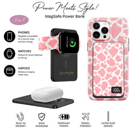 Cowhide Chic Power Bank
