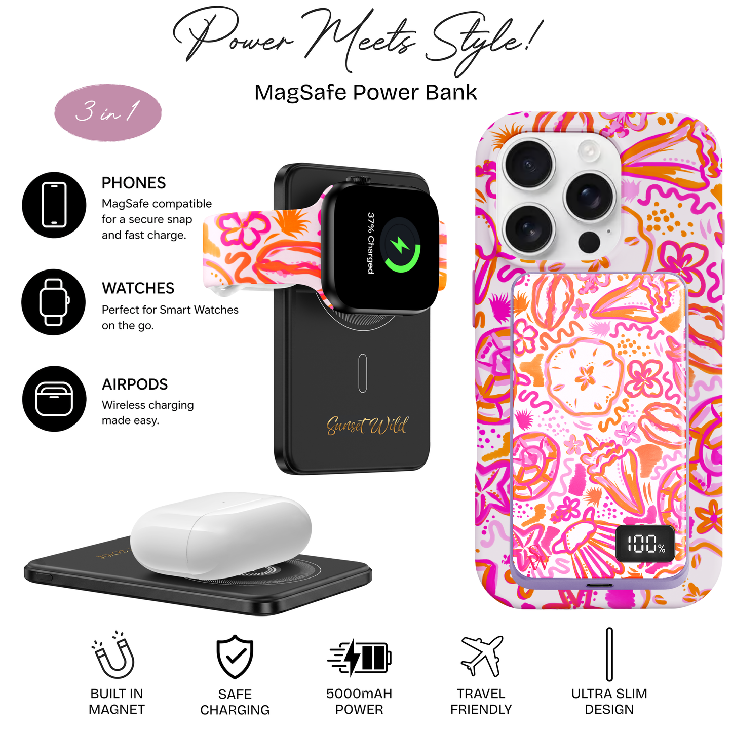 Sunset Shores Power Bank