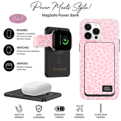 Pink Leopard Power Bank