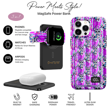 Raccoon Razzle Power Bank