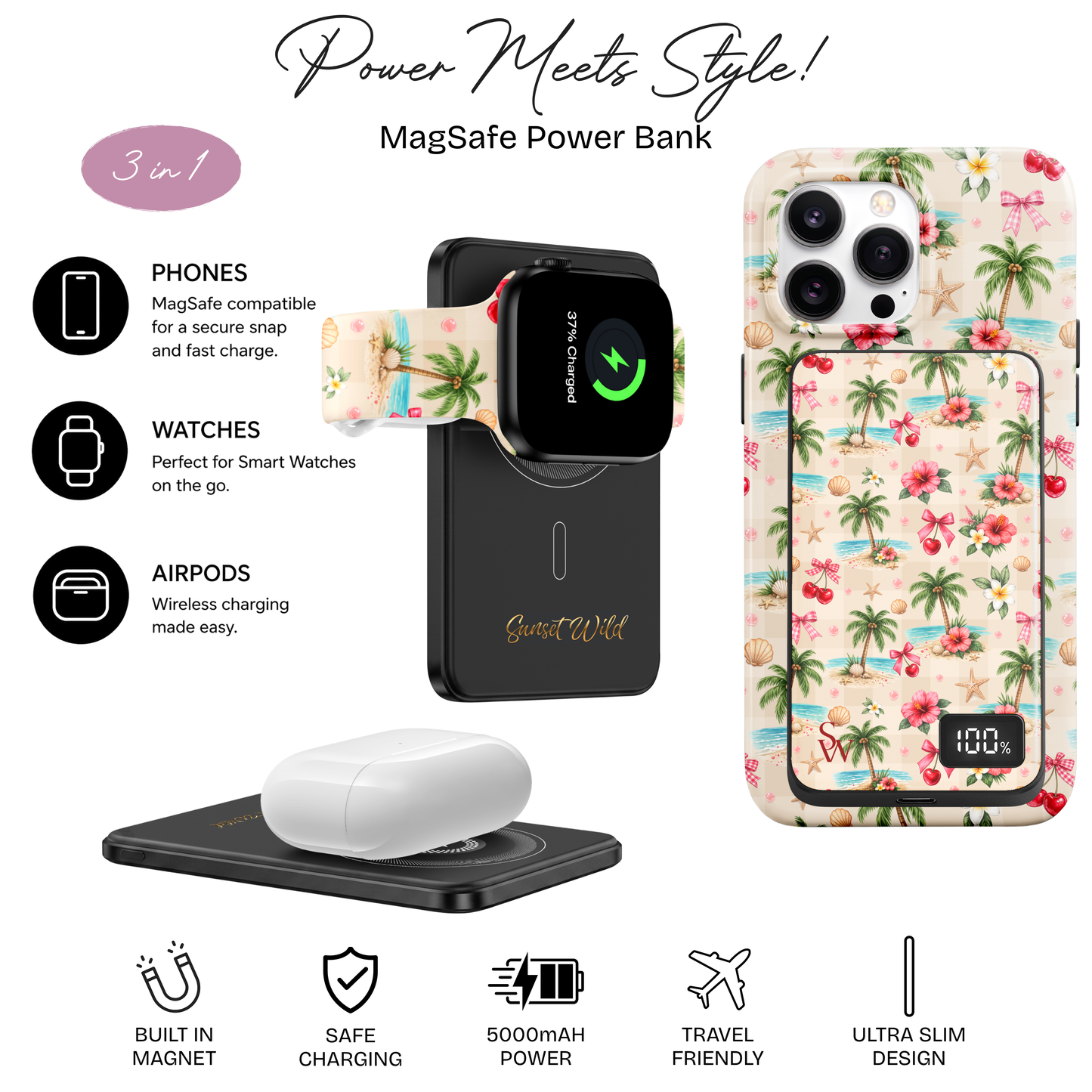 Cherry Coast Power Bank