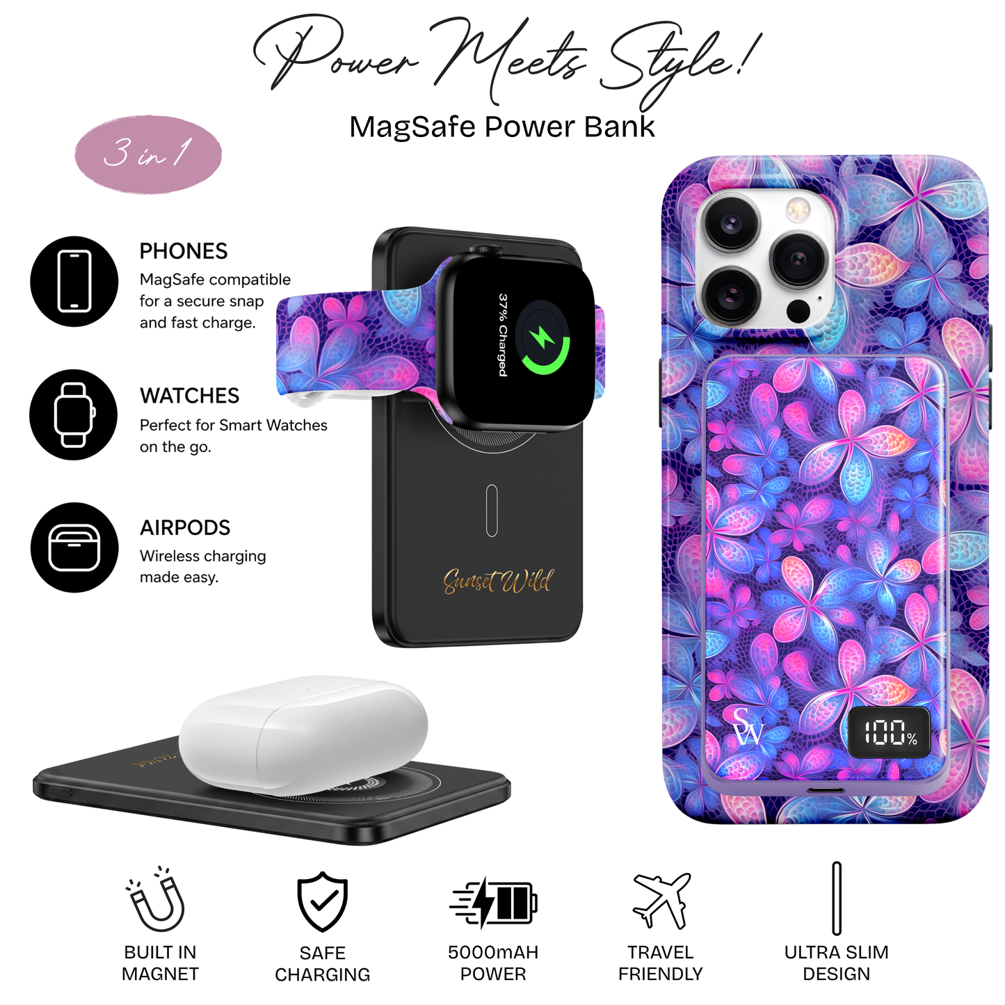 Petal Pop Power Bank