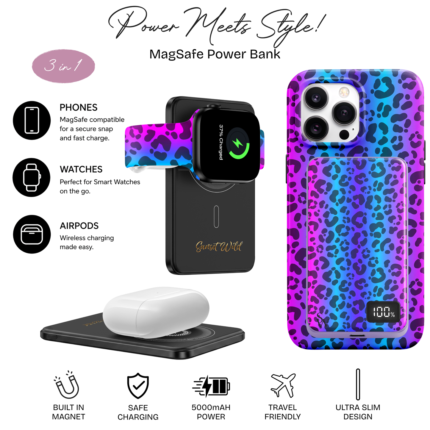 Electric Leopard Power Bank