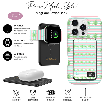Preppy Palms Power Bank