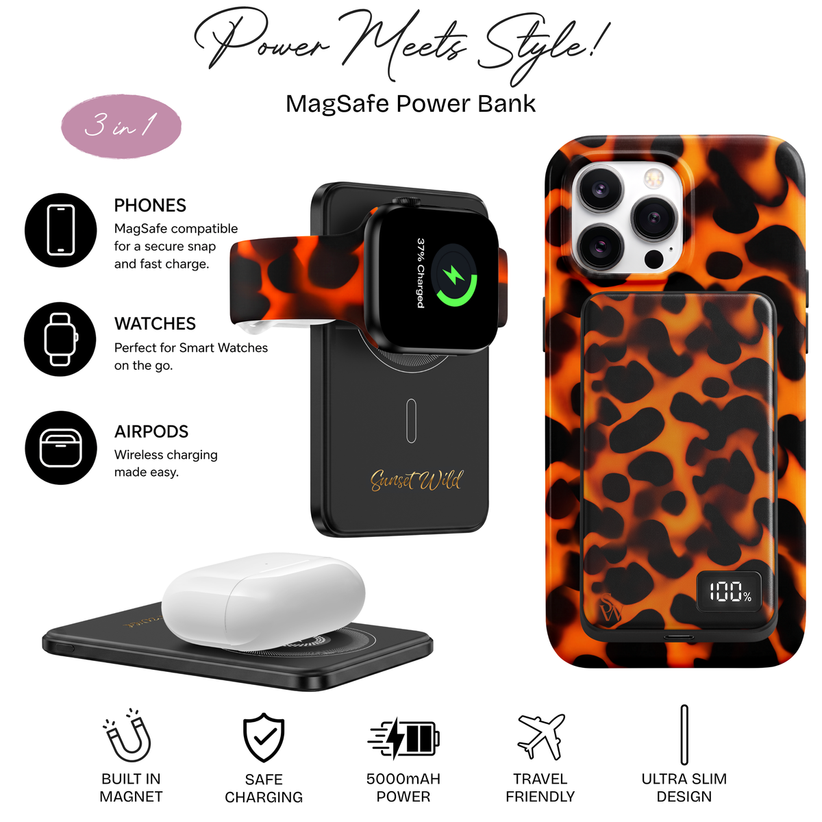 Wild Tortoise MagSafe Power Bank