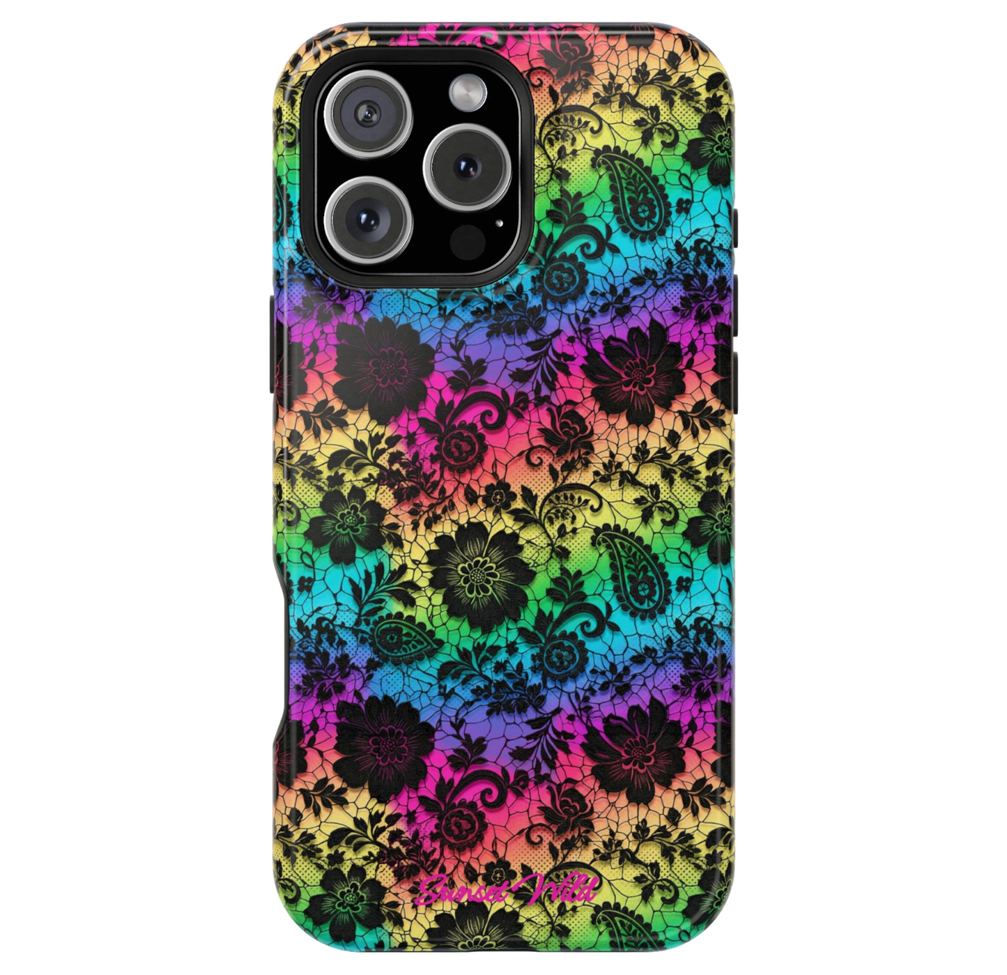 Neon Lace Phone Case