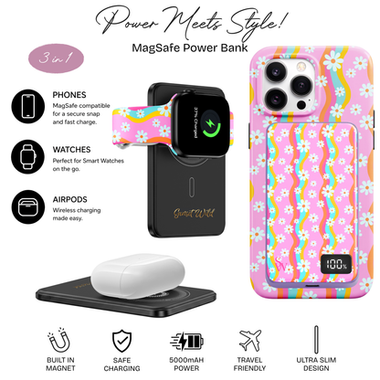 Groovy Bloom Power Bank