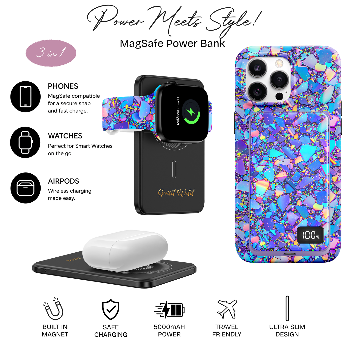 Cosmic Crystals Power Bank