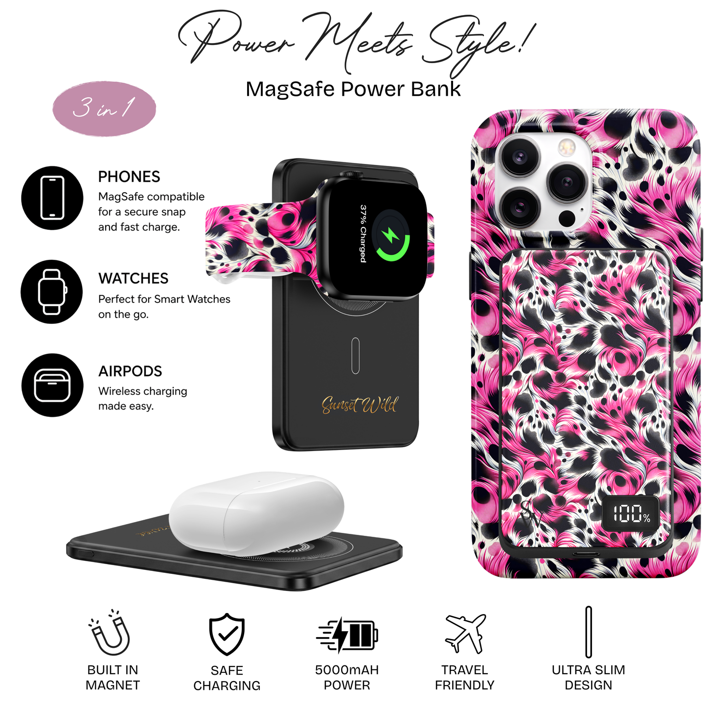 Fierce Feathers Power Bank