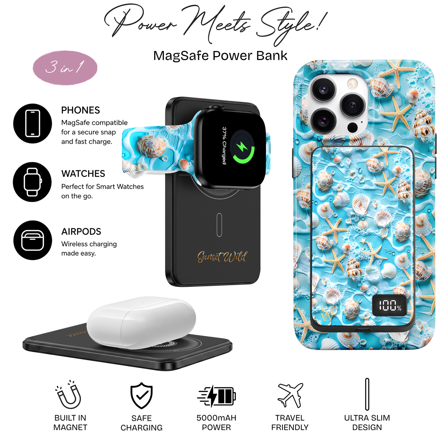 Tidal Treasures Power Bank