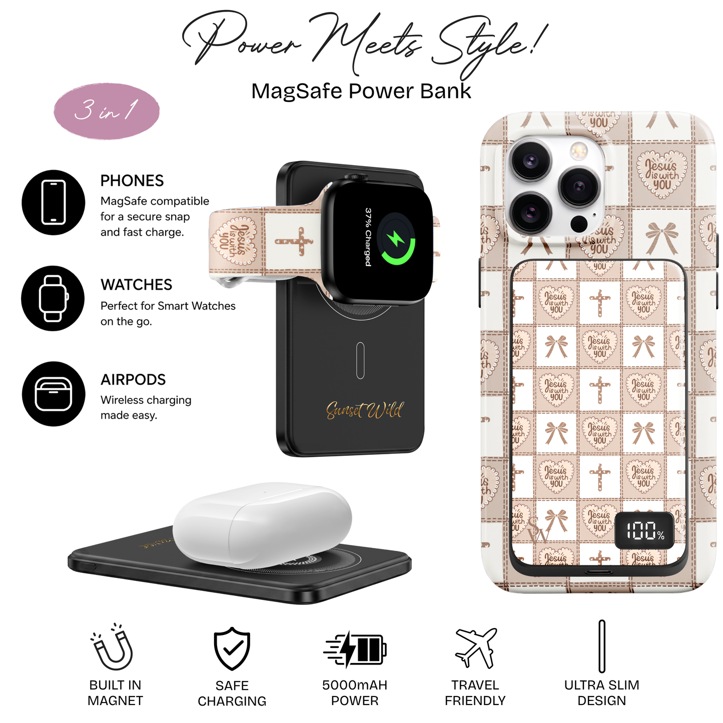 Jesus is with You Power Bank
