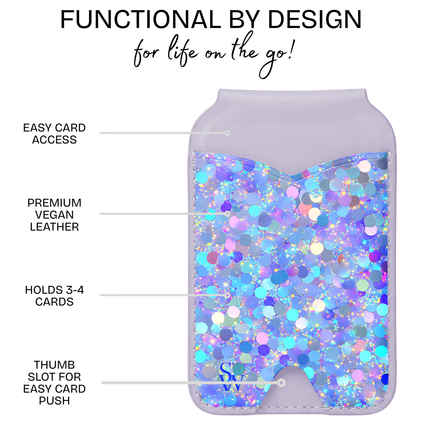 Cosmic Confetti Phone Wallet