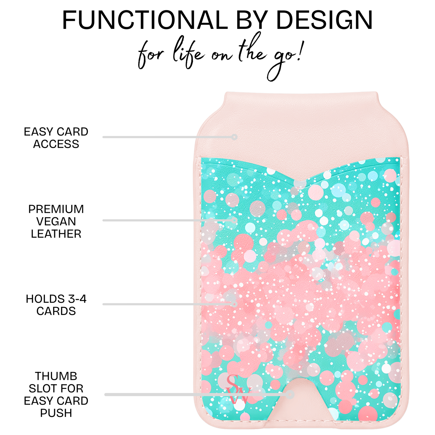 Bubble Bliss Phone Wallet