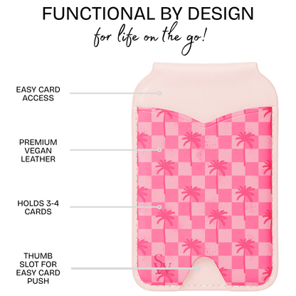 Paradise Palms (pink) Phone Wallet