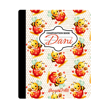 Honey Love Custom Notebook