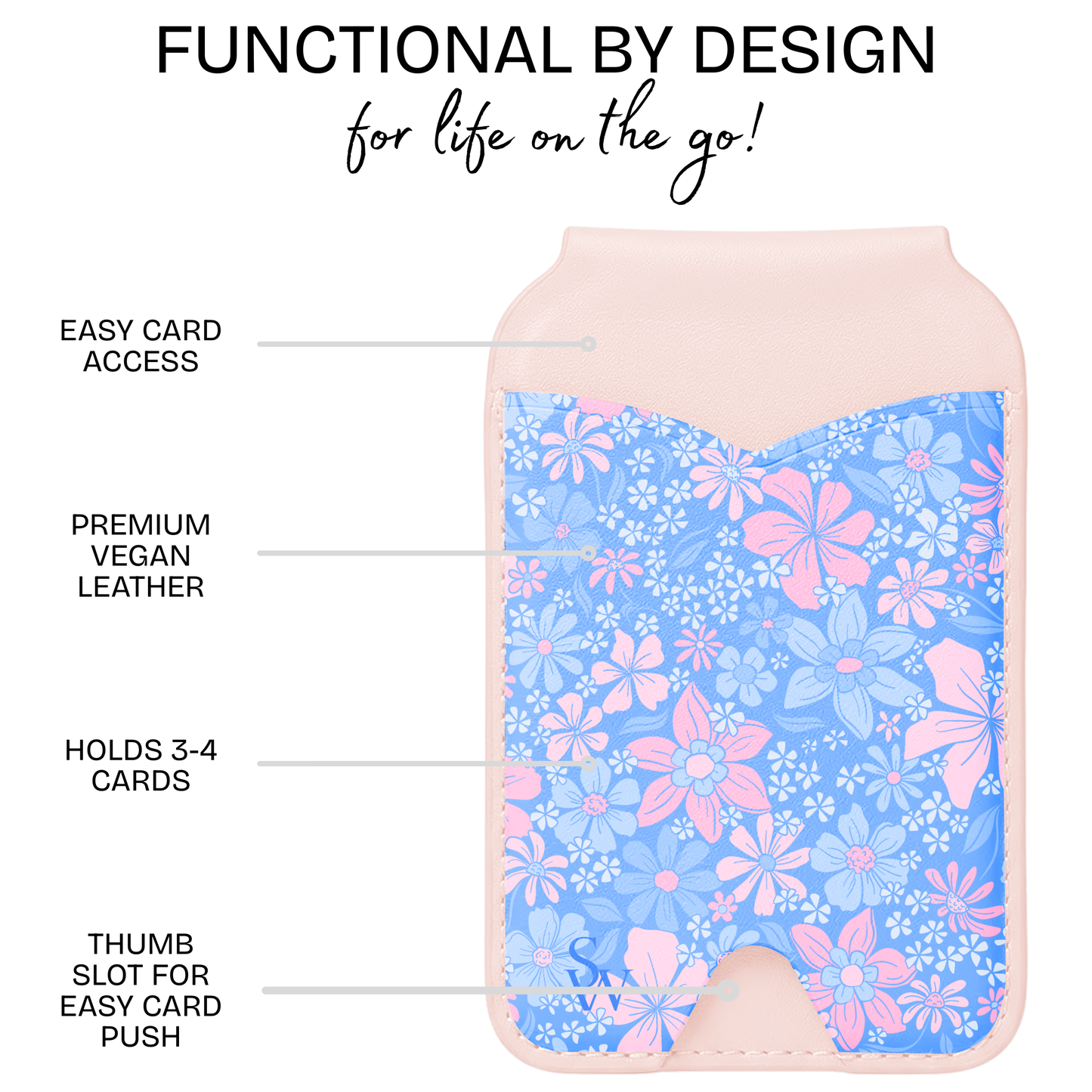 Pastel Petals Phone Wallet