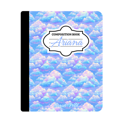 Cotton Cosmos Custom Notebook