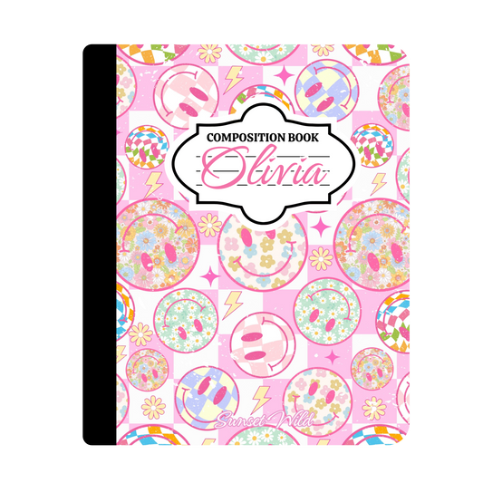 Groovy Mood Custom Notebook