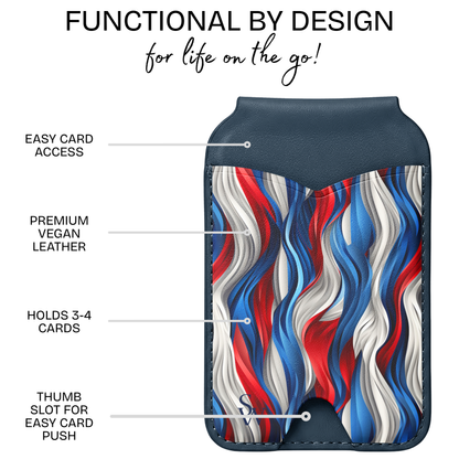 Patriot Waves Phone Wallet