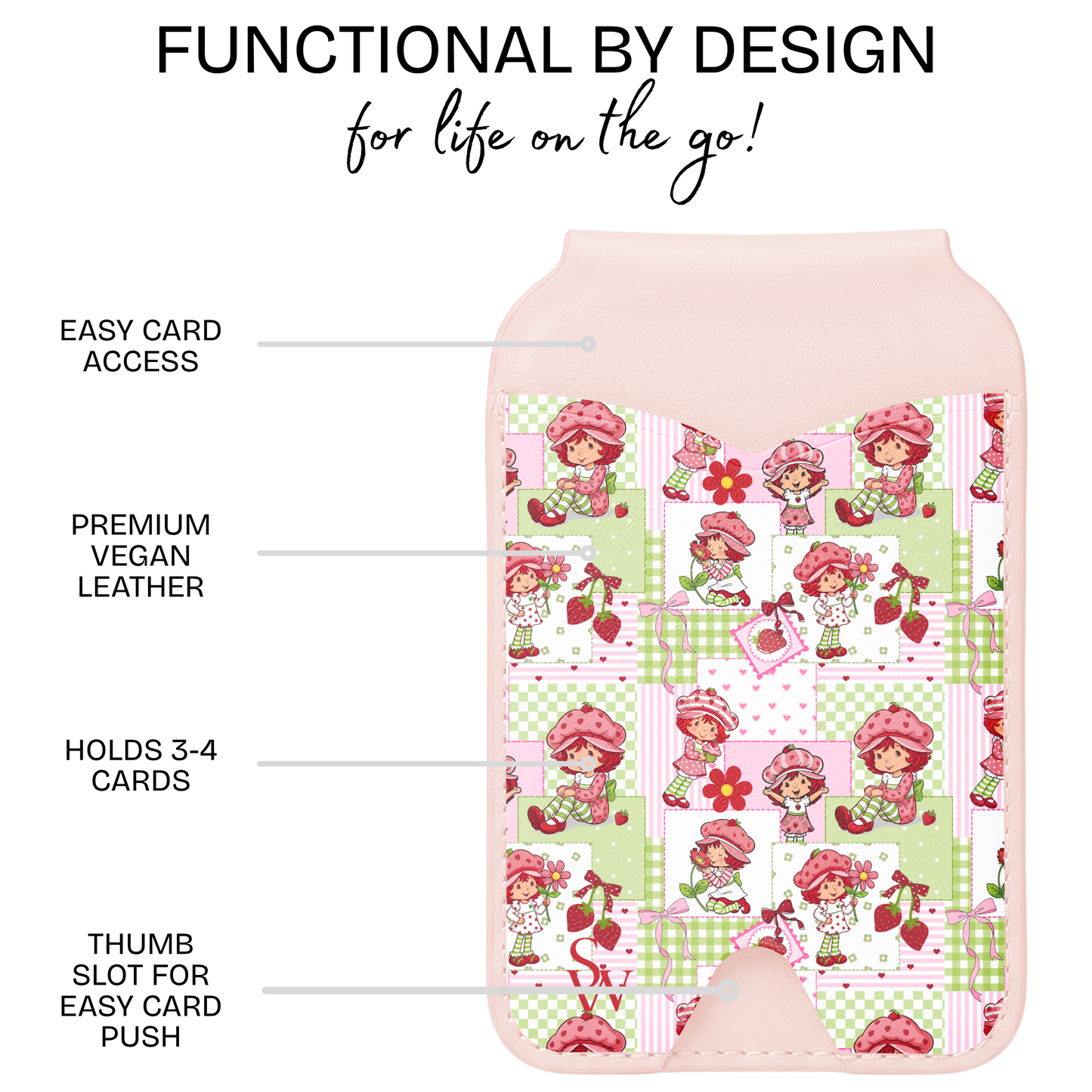 Strawberry Lane Phone Wallet