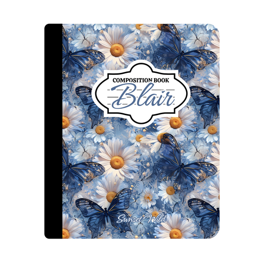 Midnight Meadow Custom Notebook
