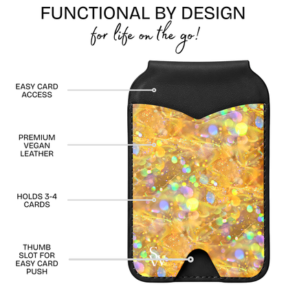 Golden Aura Phone Wallet