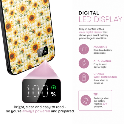Summer Sunflowers Power Bank