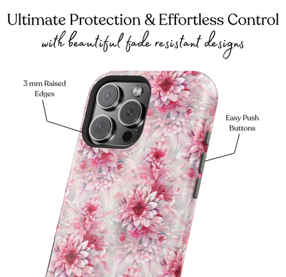 Pink Poinsettias MagSafe Case