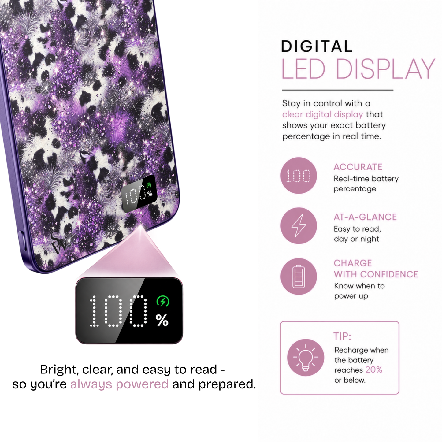 Violet Vixen Power Bank