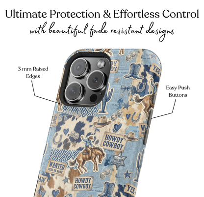 Howdy Cowboy Phone Case