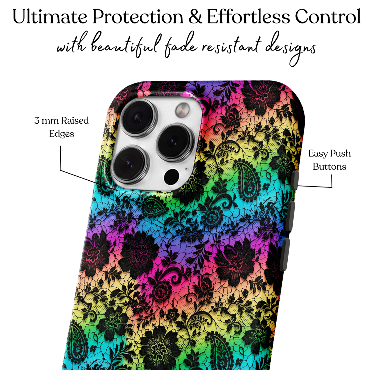 Neon Lace MagSafe Phone Case