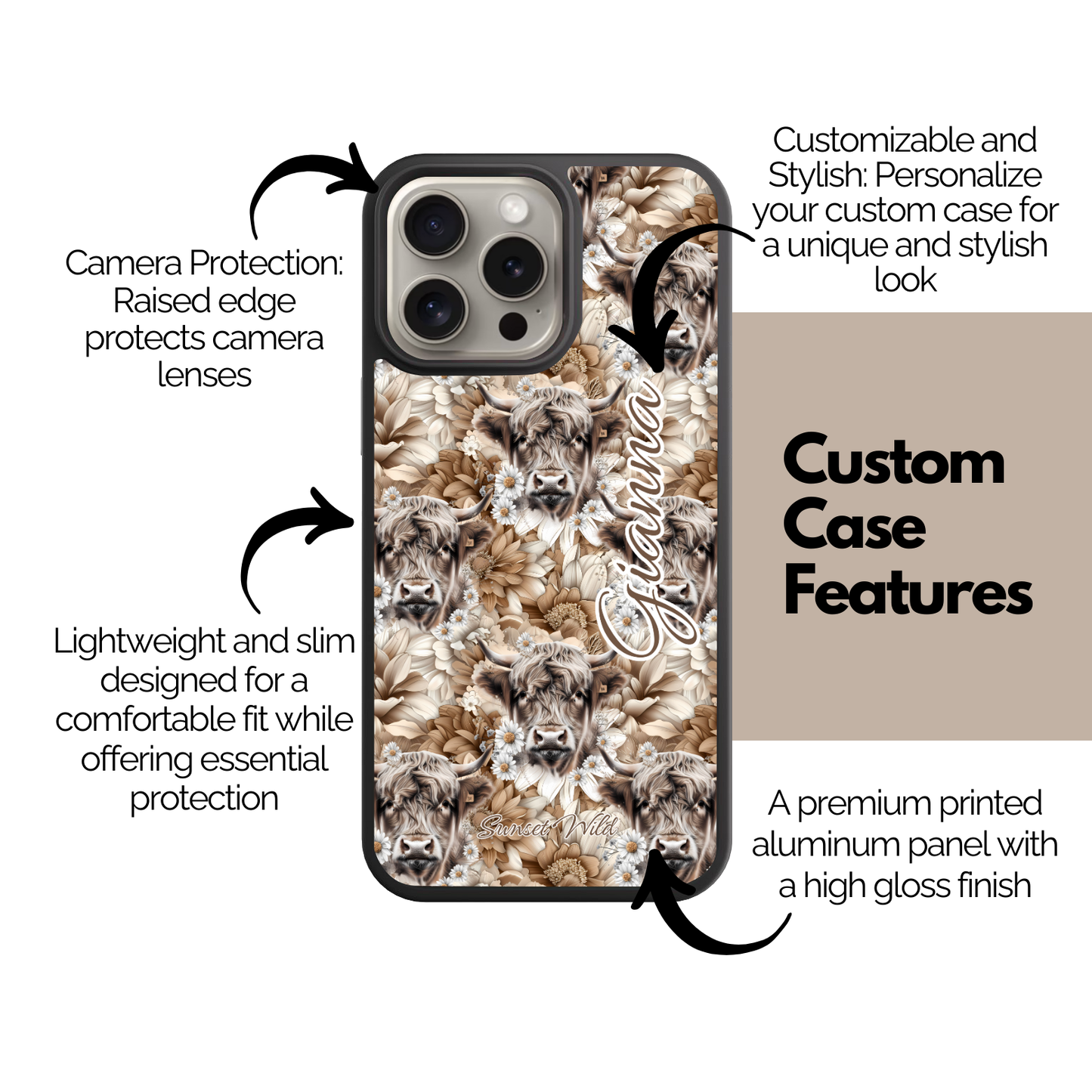 Meadow Moo Custom Case