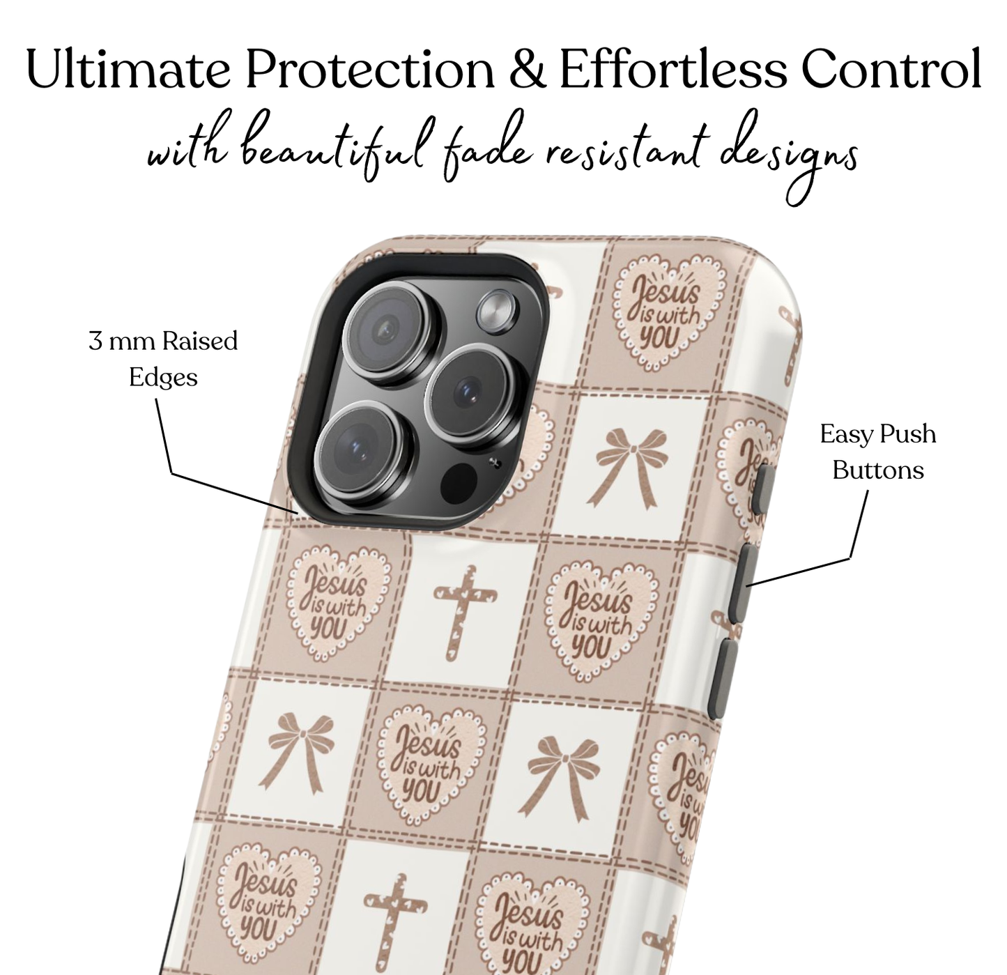 Jesus is with You Phone Case