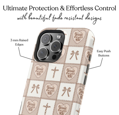 Jesus is with You Phone Case