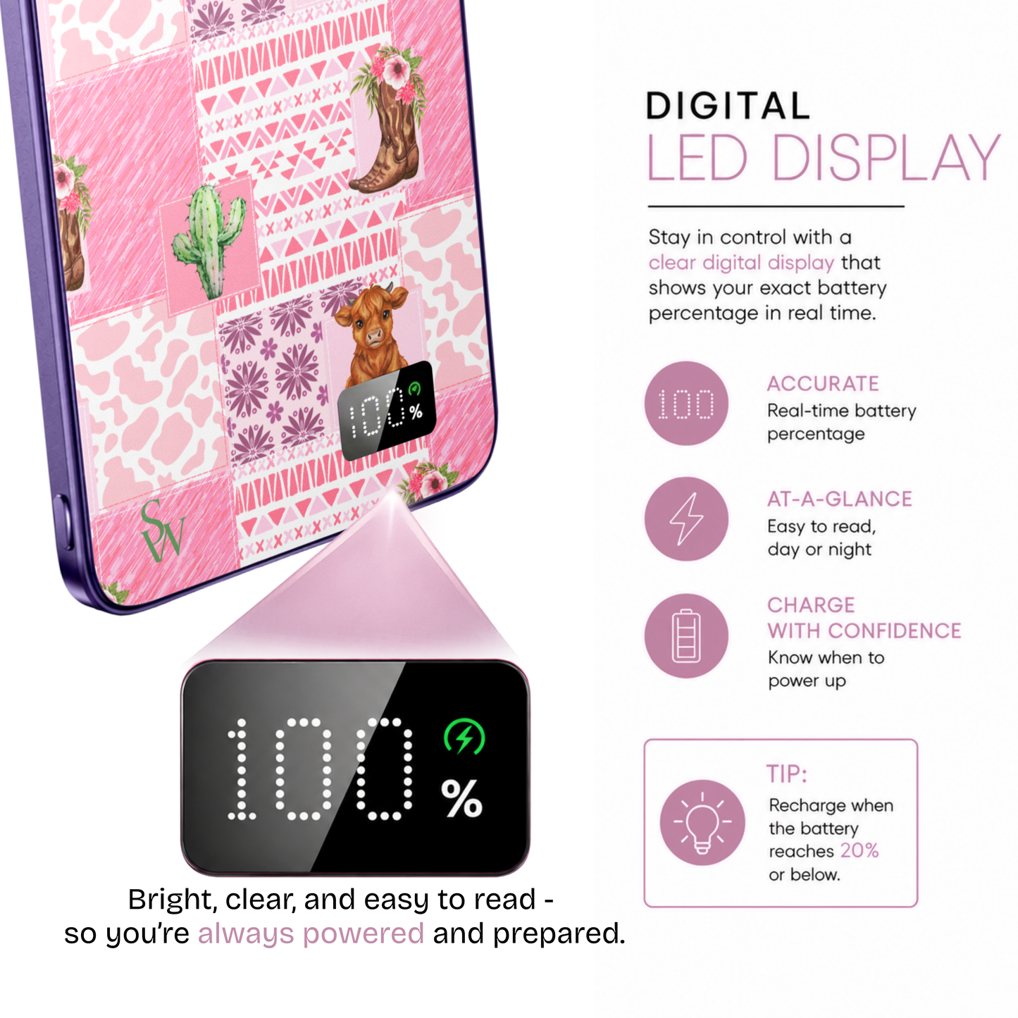 Highland Blush Power Bank