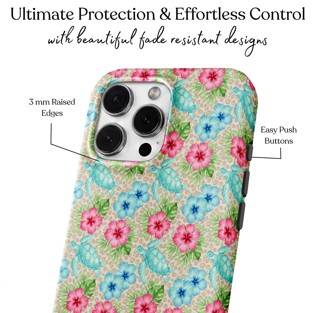 Turtle Tropics MagSafe Phone Case