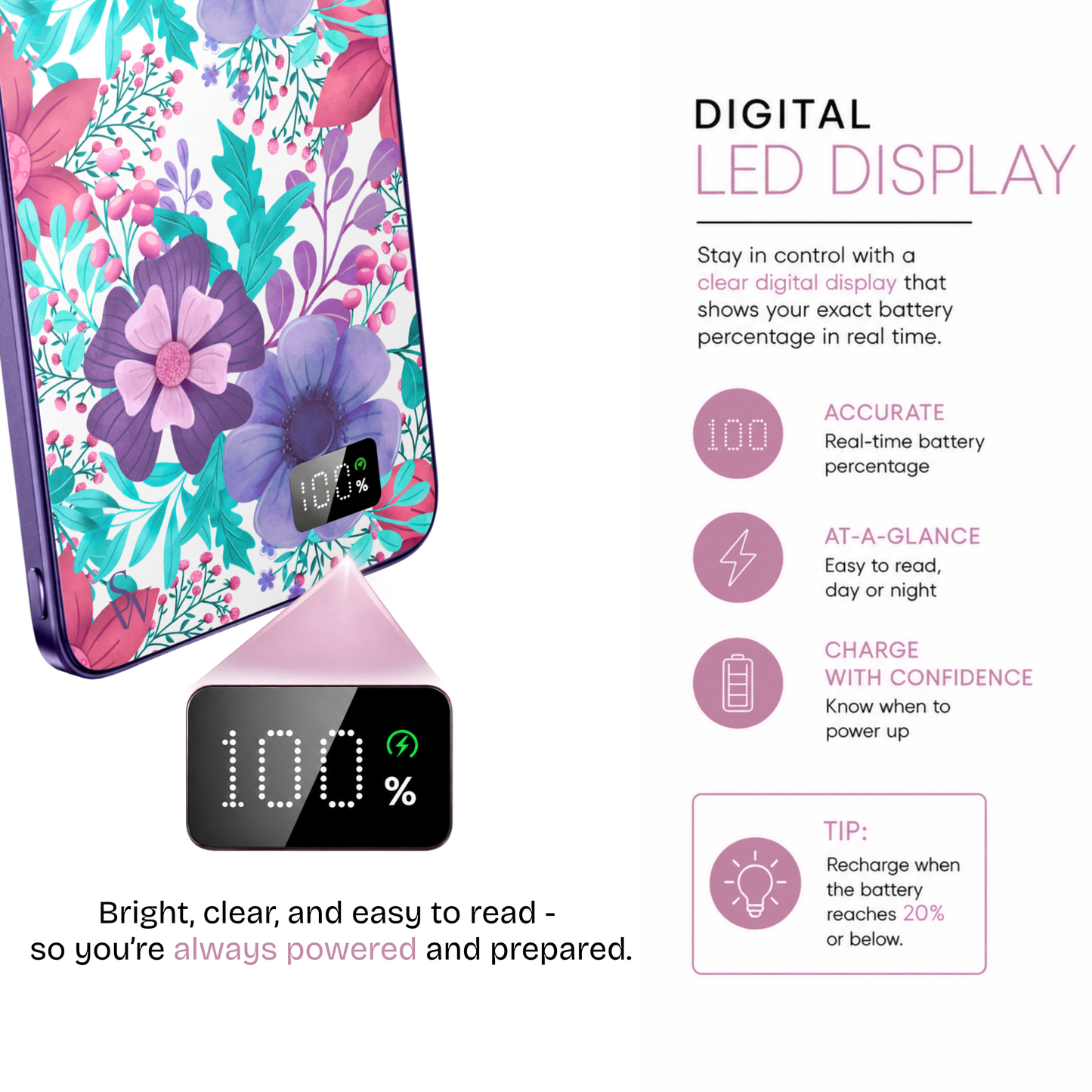 Tropical Bloom Power Bank