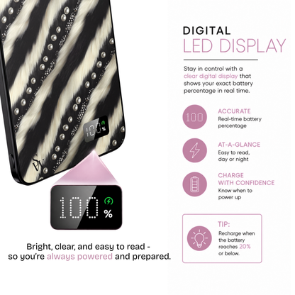 Zebra Glam Power Bank