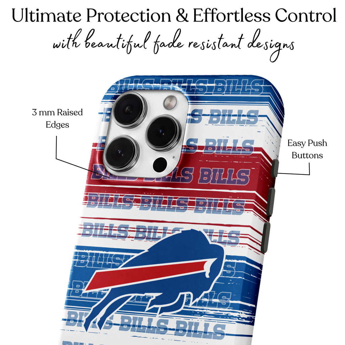 Bills Stripes MagSafe Phone Case