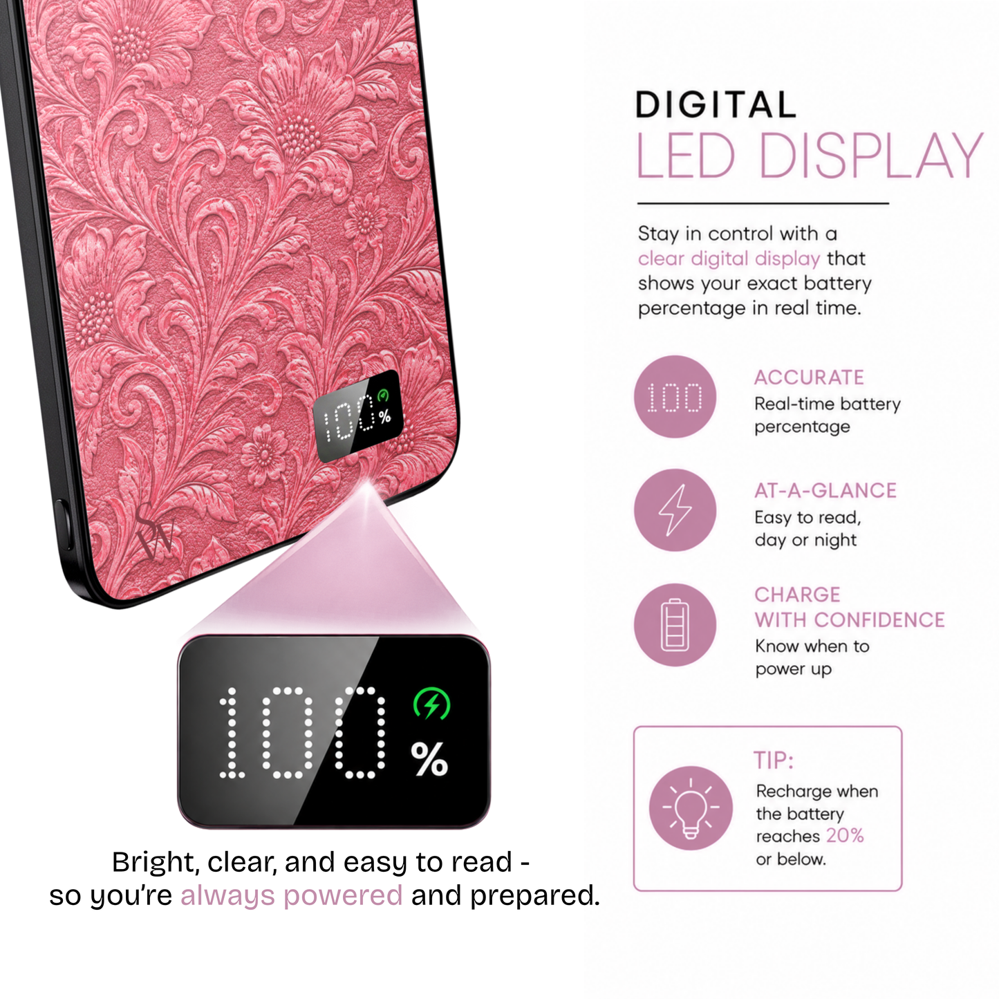 Rose & Rawhide Power Bank