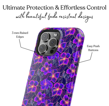 Neon Hibiscus MagSafe Case