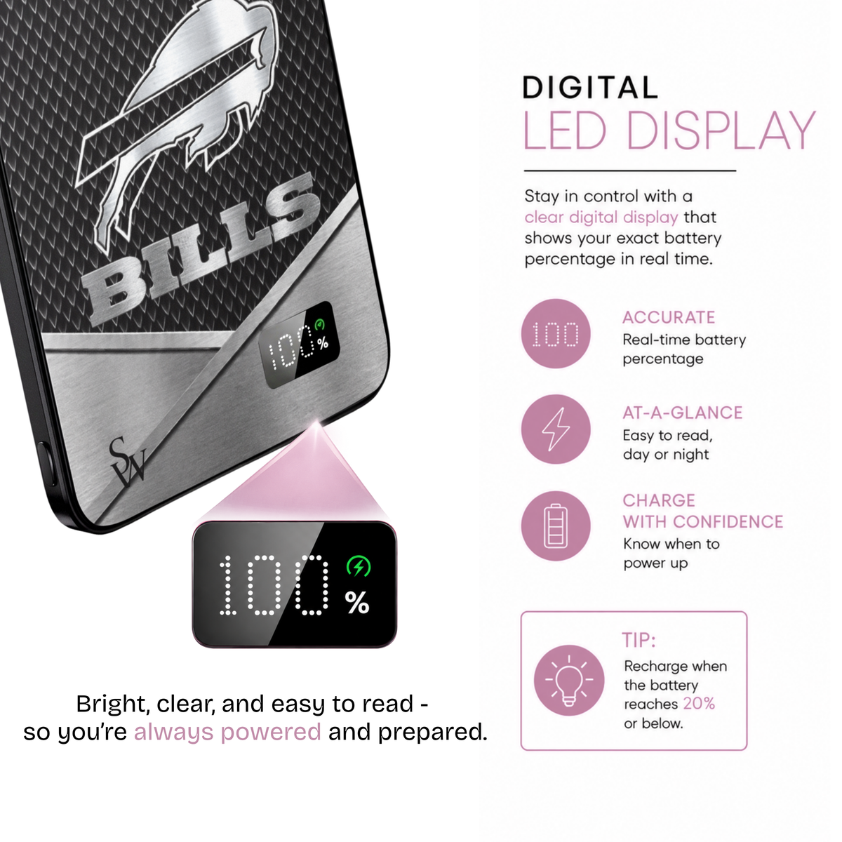 Bills Chrome MagSafe Power Bank