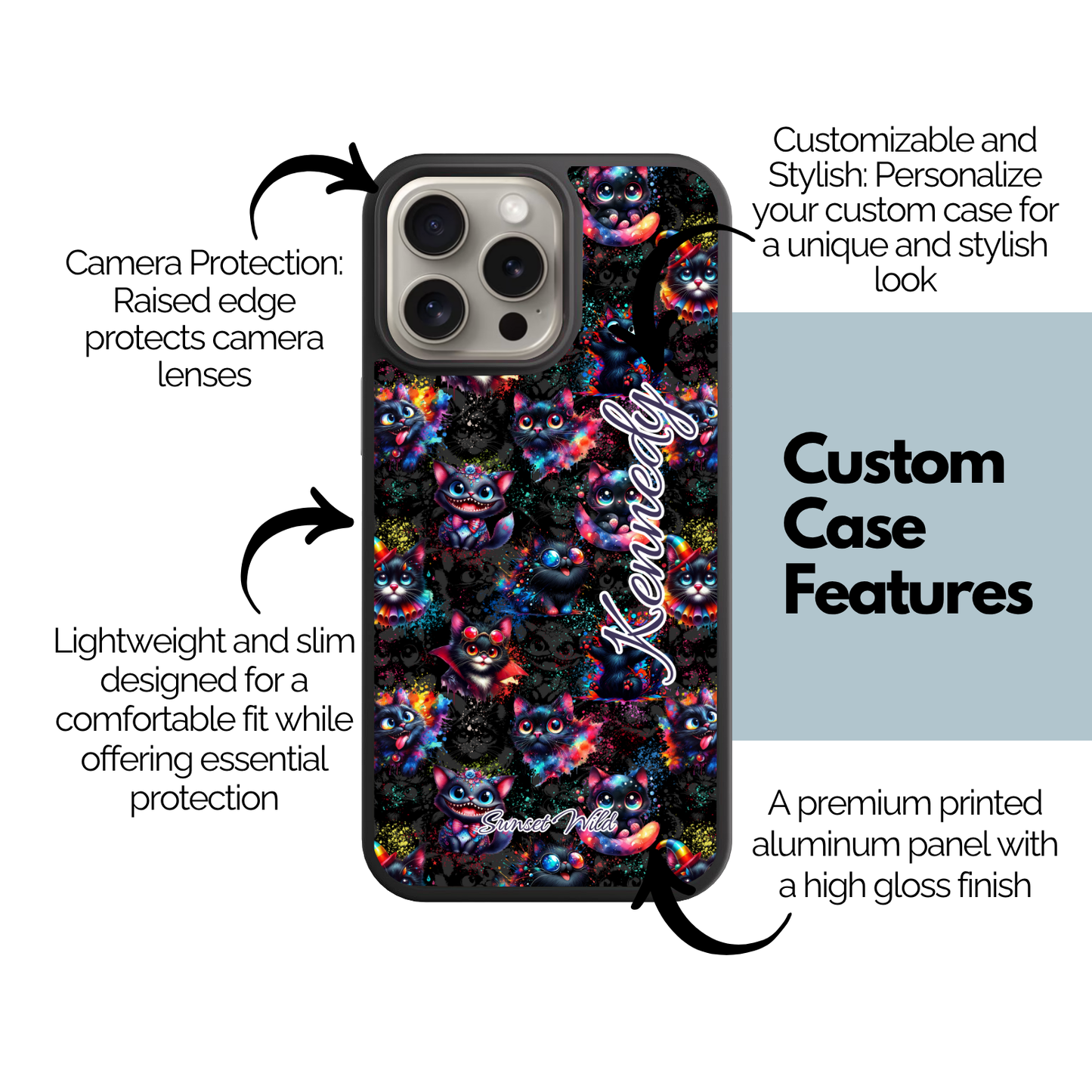 Cosmic Whiskers Custom Case