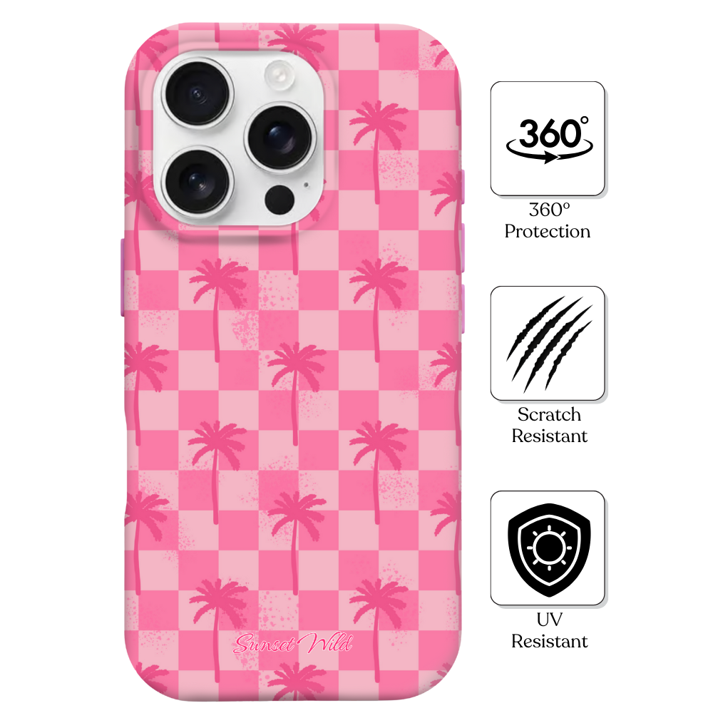 Paradise Palms (Pink) Phone Case