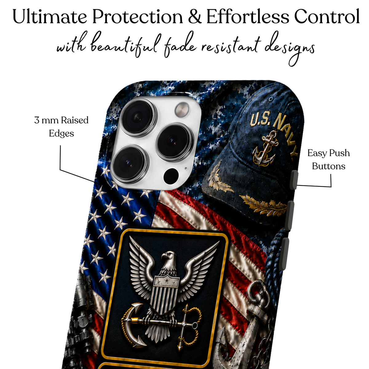 Navy MagSafe Phone Case