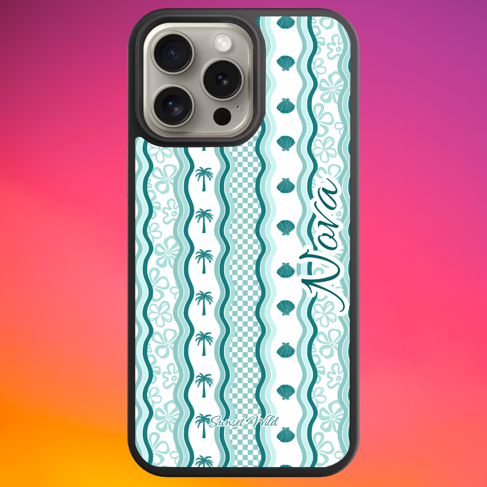 Teal Tides Custom Case