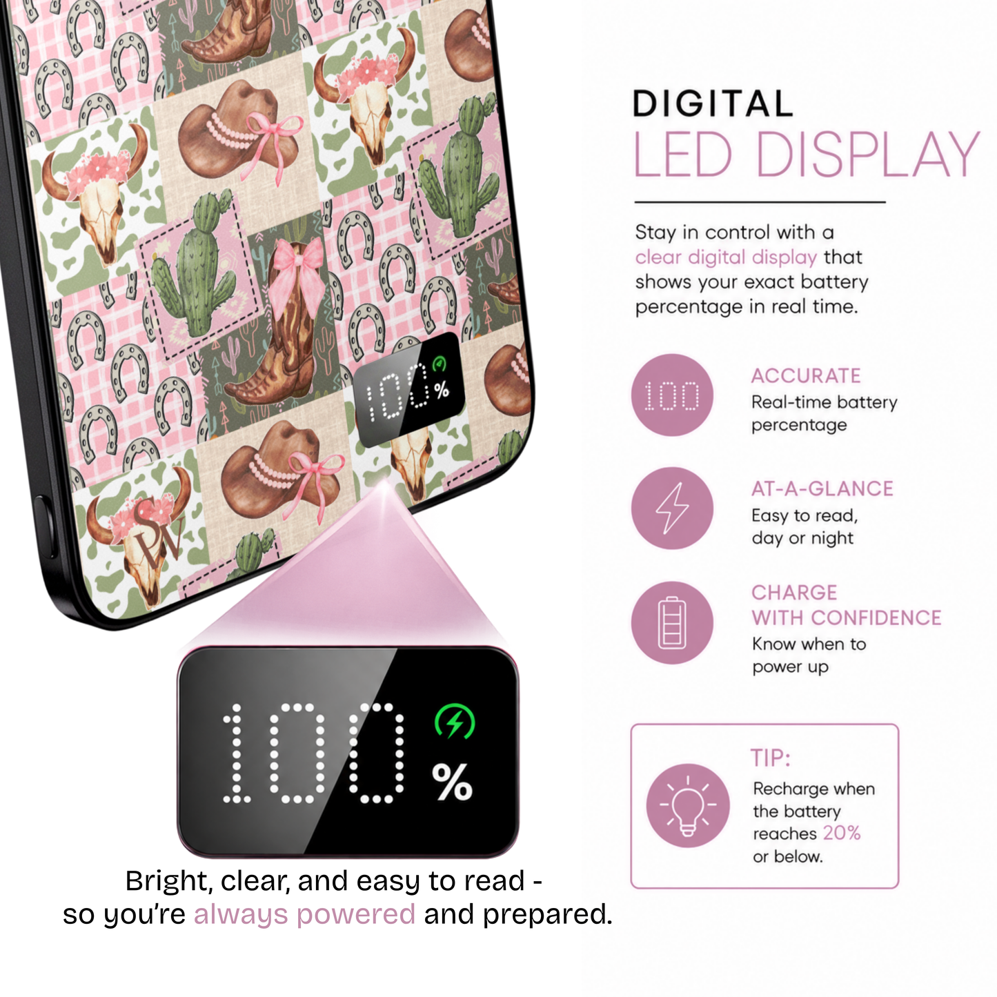 Blush Ranch Power Bank