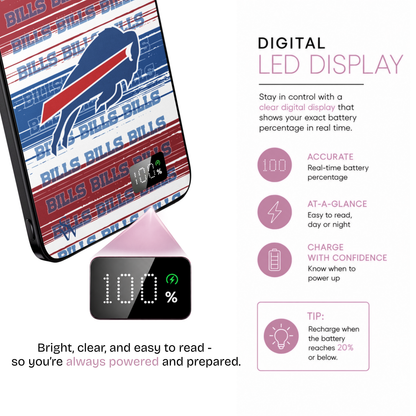 Bills Stripes MagSafe Power Bank