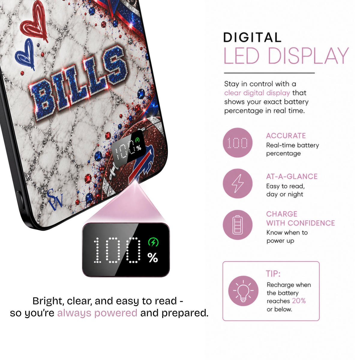 Bills Bling MagSafe Power Bank