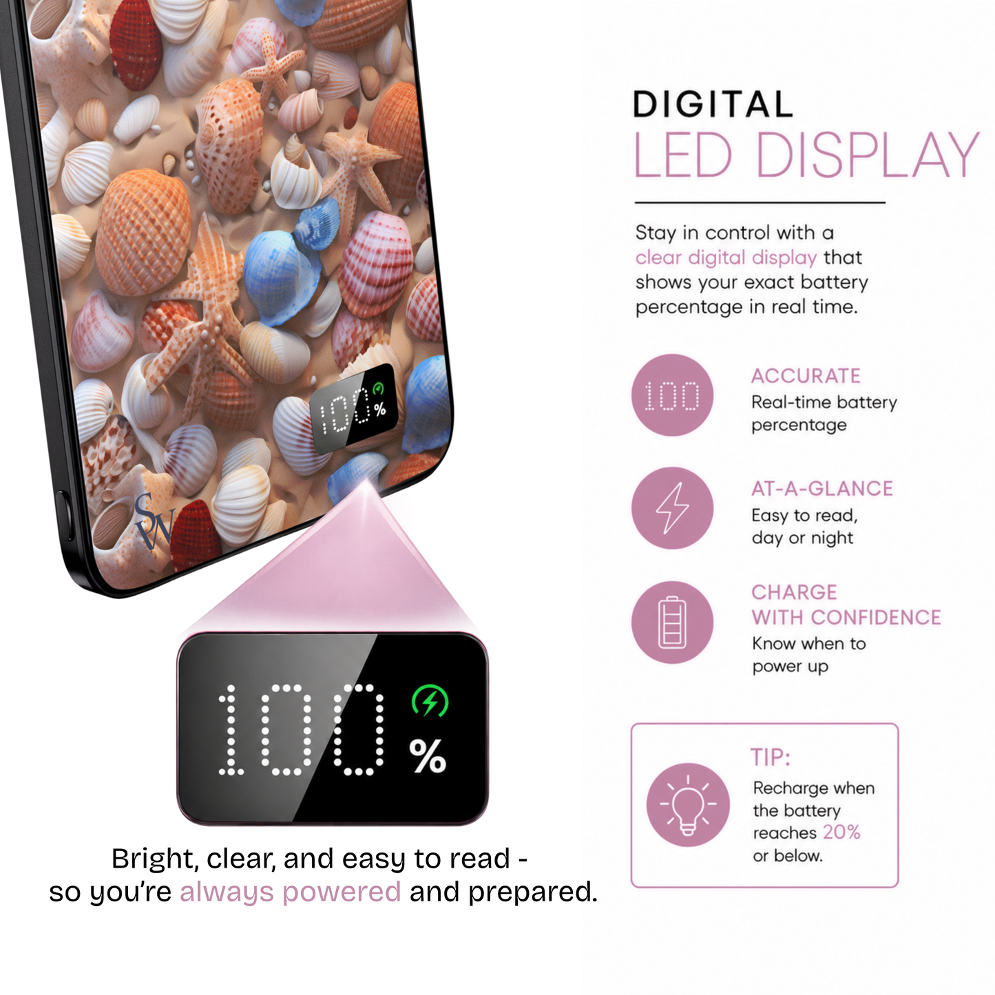 Shell Chic Power Bank